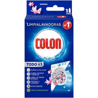 Limpiador especial para lavadoras tratamiento todo en 1 perfume original frasco 250 ml -