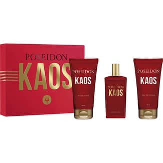 Kaos estuche con eau de toilette masculina spray 100 ml + after shave tubo 100 ml + gel de ducha tubo 100 ml -
