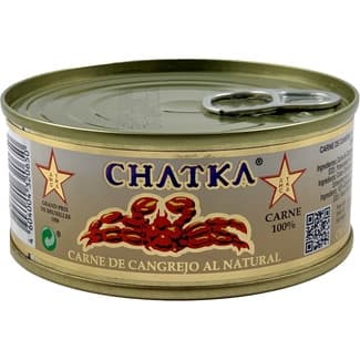 Cangrejo al natural 100% carne lata 65 g neto escurrido -
