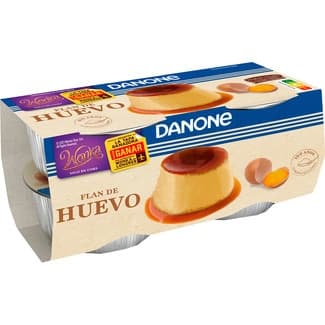 Flan de huevo sin gluten pack 4 unidades 100 g -
