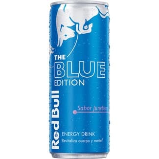 Bebida energética sabor Juneberry con cafeína, taurina y vitamina B lata 25 cl The Blue Edition -