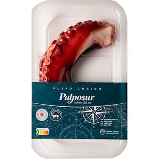 Pata de pulpo cocido extra bandeja 200 g -