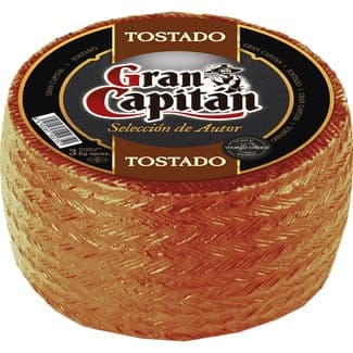 Queso curado tostado mezcla elaborado con leche pasteurizada pieza 2,9 kg -