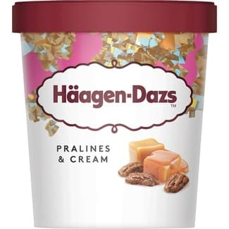 Helado de vainilla con nueces de pecán y caramelo tarrina 460 ml -