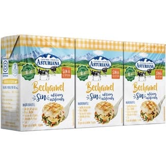Salsa bechamel Sin Gluten pack 3 briks 200 ml -
