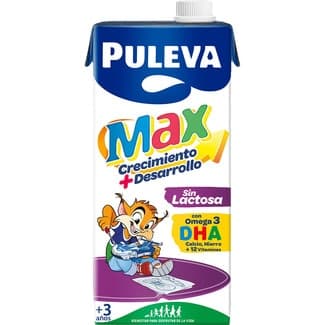 Crecimiento y Desarrollo preparado lácteo sin lactosa y sin gluten desde 3 años brik 1 l -