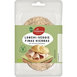 Bio Lonchi-Veggie lonchas sabor finas hierbas ecológicas envase 100 g -