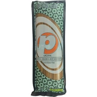 Tallarines de arroz, calabaza y jengibre ecológicos y sin gluten envase 250 g -