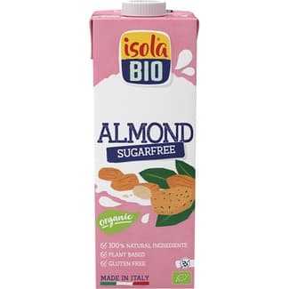 Bebida de almendras ecológica sin azúcar y sin gluten envase 1 l -