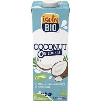 Bebida de coco con calcio y sin azúcar ecológica y sin gluten envase 1 l -