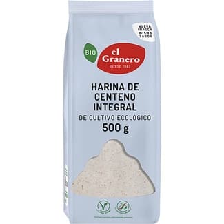 Bio harina de centeno integral ecológica bolsa 500 g -