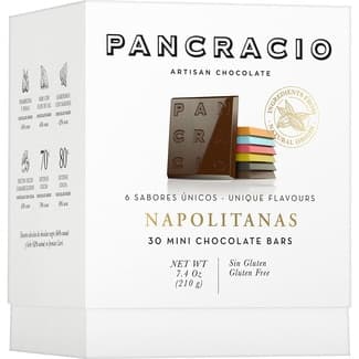 Mini napolitanas surtidas de chocolate sin gluten estuche 210 g -