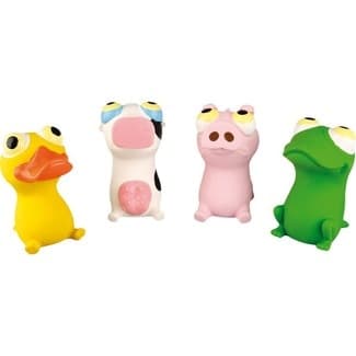 Juguete de látex para perros Animales 6 cm modelos surtidos 1 unidad -