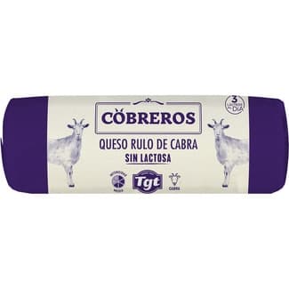 Queso rulo de cabra elaborado con leche pasteurizada sin lactosa envase 180 g -