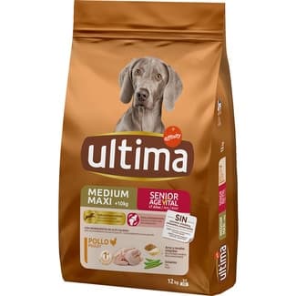 Medium Maxi Senior Agevital pienso para perros senior medianos y grandes con pollo saco 12 kg -
