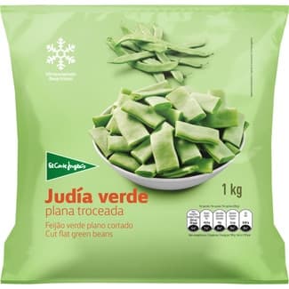 Judía verde plana troceada bolsa 1 kg -