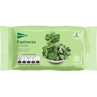 Espinacas cortadas 2 raciones de 200g bolsa 400 g -