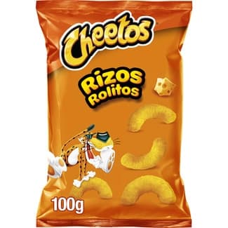 Snack Rizos sabor a queso bolsa 100 g -