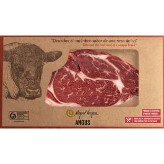 Aguja en filetes de vacuno raza angus peso aproximado bandeja 250 g -