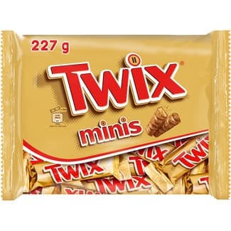 Minis barritas de chocolate y caramelo bolsa 227 g -