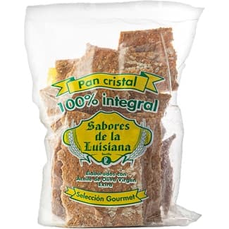 Selección Gourmet pan de cristal integral elaborado con AOVE bolsa 120 g -