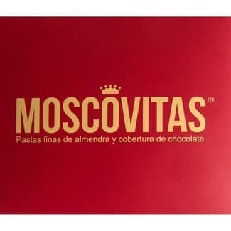 Pastas finas de almendra con cobertura de chocolate estuche 250 g -