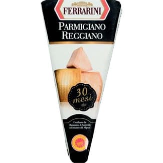 Queso italiano de vaca de pasta dura semigrasa DOP Parmigiano Reggiano cuña 200 g -