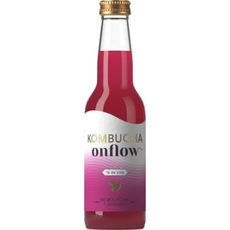 Kombucha de remolacha y mango sin pasteurizar, ecológica, sin gluten y vegana botella 330 ml -