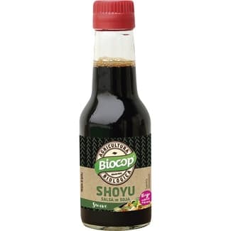 Salsa de soja suave Shoyu ecológica frasco 140 ml -