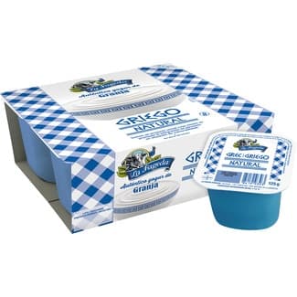 Yogur griego natural sin gluten pack 4 unidades 125 g -