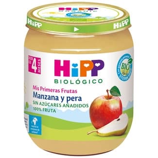 Mis Primeras Frutas tarrito de manzana y pera ecológico desde los 4 meses envase 125 g -