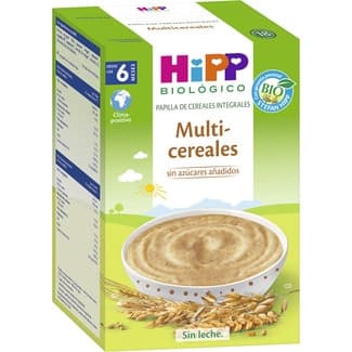 Papilla multicereales ecológica sin azúcares añadidos desde 6 meses estuche 400 g -