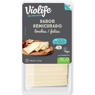 Lonchas veganas sabor semicurado sin gluten y sin lactosa envase 200 g -
