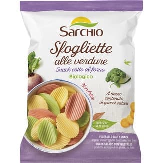 Snack salado con vegetales no frito, ecológico y sin gluten bolsa 55 g -
