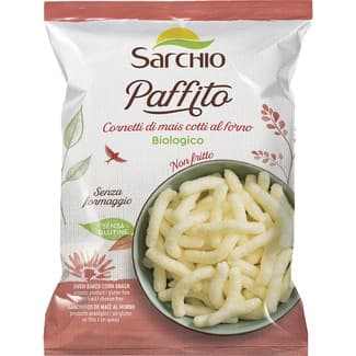Paffito ganchitos de maíz ecológicos al horno sin gluten bolsa 45 g -