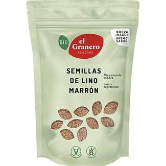 Bio semillas de lino marrón sin gluten bolsa 400 g -