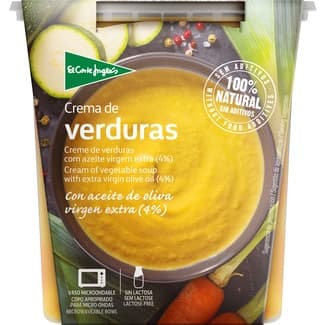 Crema de verduras con AOVE 4% sin gluten sin lactosa vaso 400 ml -