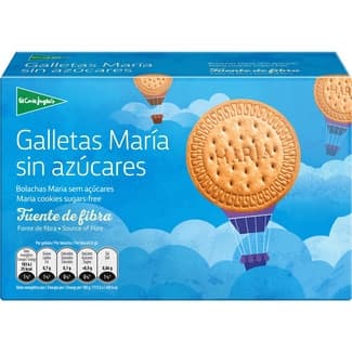 Galleta María sin azúcar estuche 400 g -