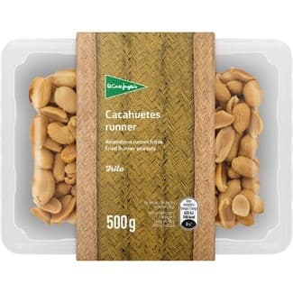 Cacahuetes runner con sal fritos tarrina 500 g -