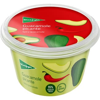 Guacamole fresco picante sin gluten tarrina 200 g -