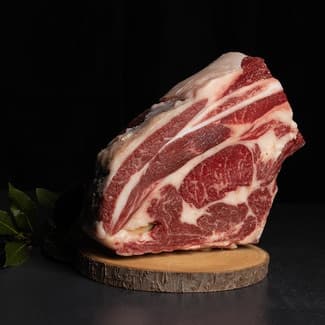Chuleta de lomo alto de vacuno raza angus -