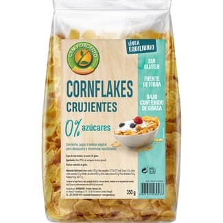Corn flakes sin gluten 0% azúcares bolsa 350 g -