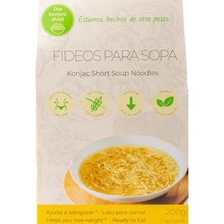 Fideos de konjac para sopa sin gluten y veganos envase 270 g -