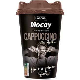 Capuccino bebida láctea con café 100% Arábica vaso 200 ml -