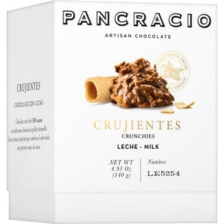 Crujientes de chocolate con leche estuche 140 g -