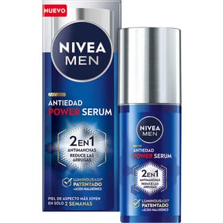 Sérum antiedad Power 2 en 1 antimanchas dosificador 30 ml -
