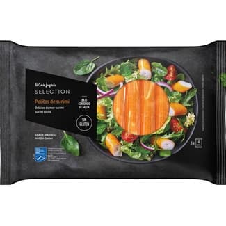 Palitos de surimi sabor marisco MSC sin gluten estuche 375 g -