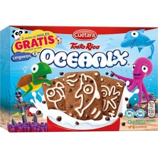 Oceanix galletas con pepitas de chocolate paquete 400 g -