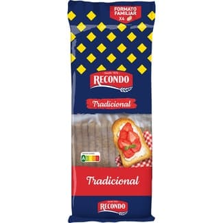 Pan tostado tradicional 60 rebanadas bolsa 540 g -