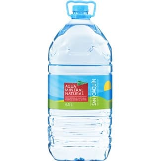 Agua mineral natural del manantial de San Joaquín garrafa 6,5 l -